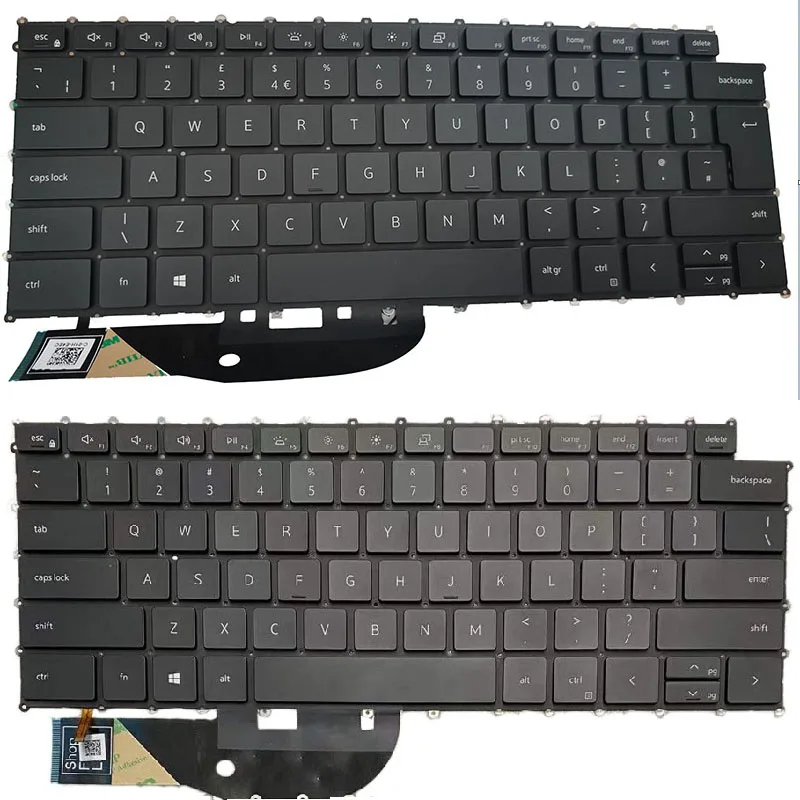 New Eua Reino Unido para Dell Precision 5550 5560 5750 5760 Teclado Retroiluminado Laptop Keyboard