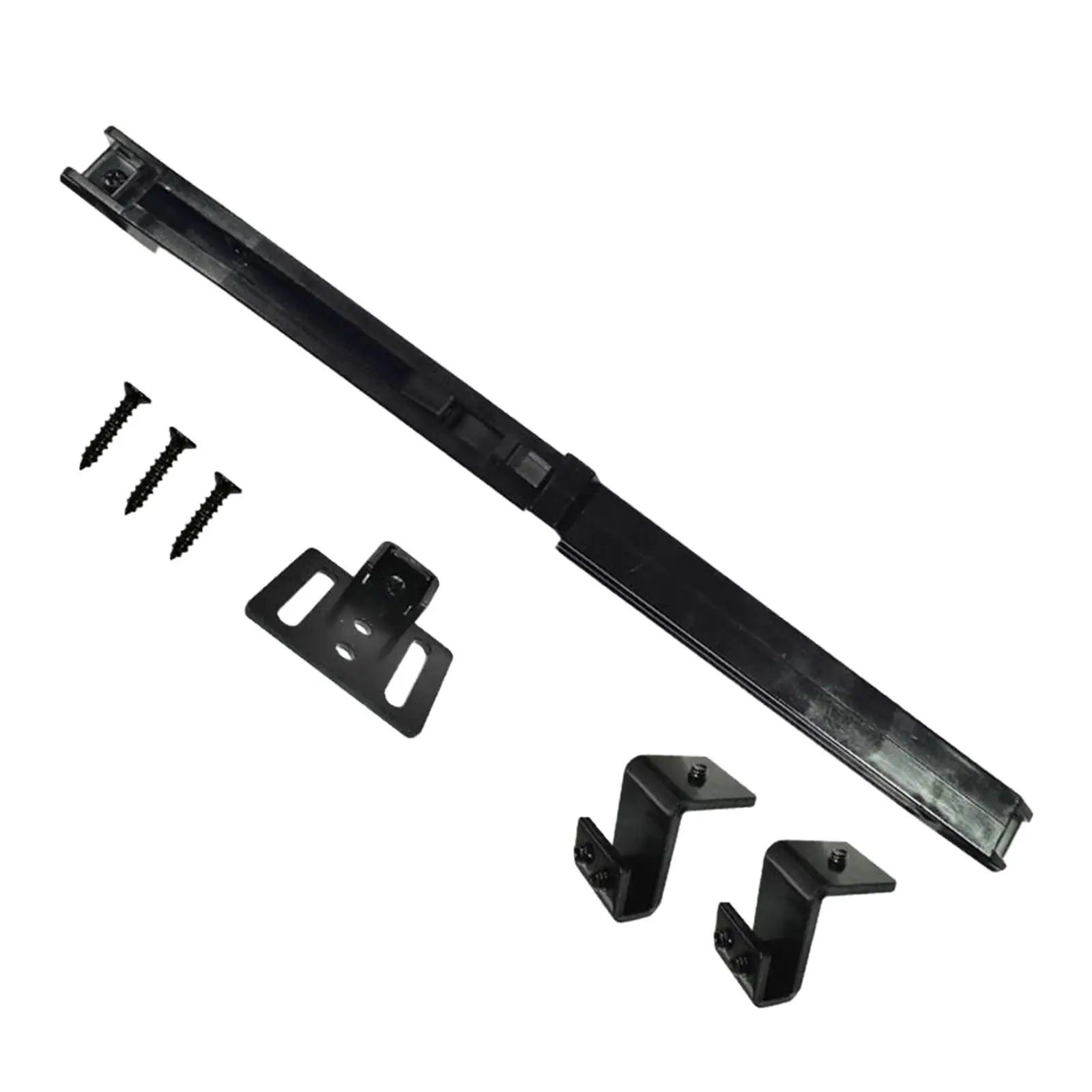 Barn Door Soft Close Mechanism Buffer Damper for Flat Track with Hooks 1 Way Use Hole Free Sliding Barn Door Hardware punch free door closer