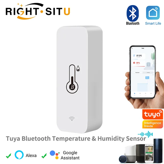 Upgraded Wireless Thermometer Hygrometer Bluetooth Remote Control
