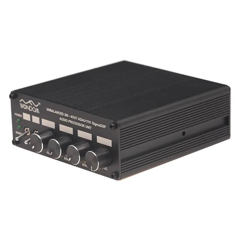 ADAU1701 2.1 4.0 DSP 디지털 신호 처리 Preamp2-in, 4 아웃 톤 보드, 트레블 베이스 볼륨 조절 ...