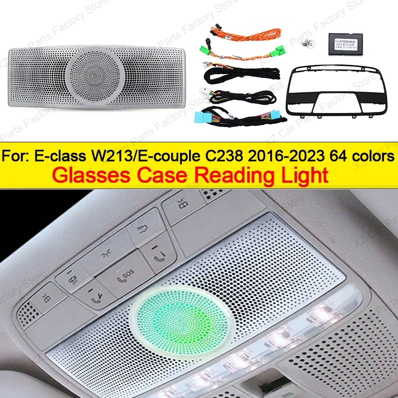 LEDメルセデスベンツ用エアベント,64色,アンビエントライト,w213,e