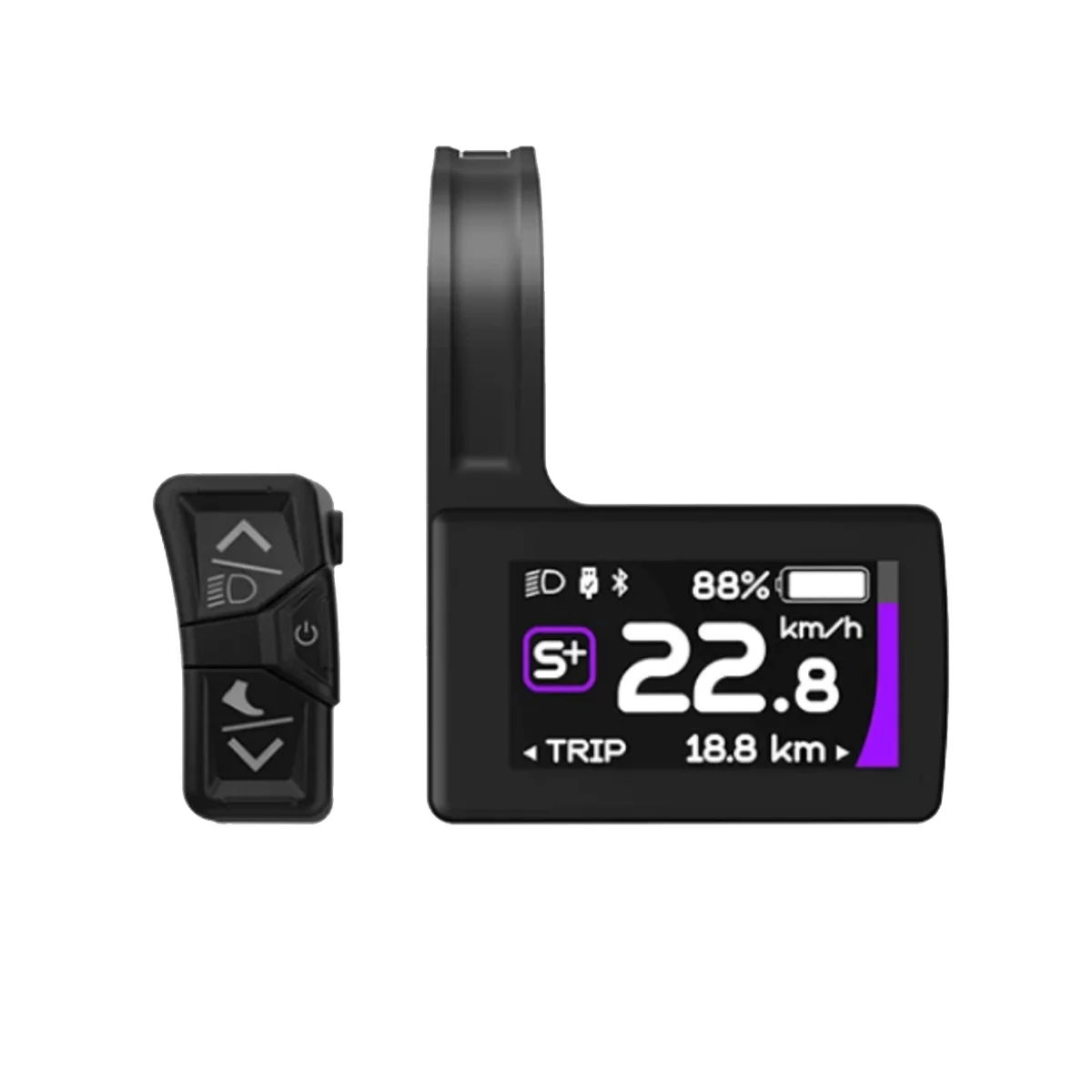 

DPC245 дисплей экран Bluetooth 5,0 ЖК спидометр для Bafang Mid протокол двигателя M510 M560 M820 M600