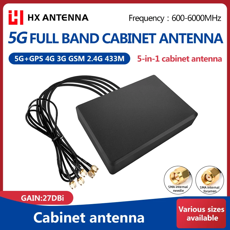 

5G/4G/3G/GSM/LTE Антенна для шкафа L1/L5 высокоточное позиционирование Водонепроницаемая Антенна GPS North BD навигация
