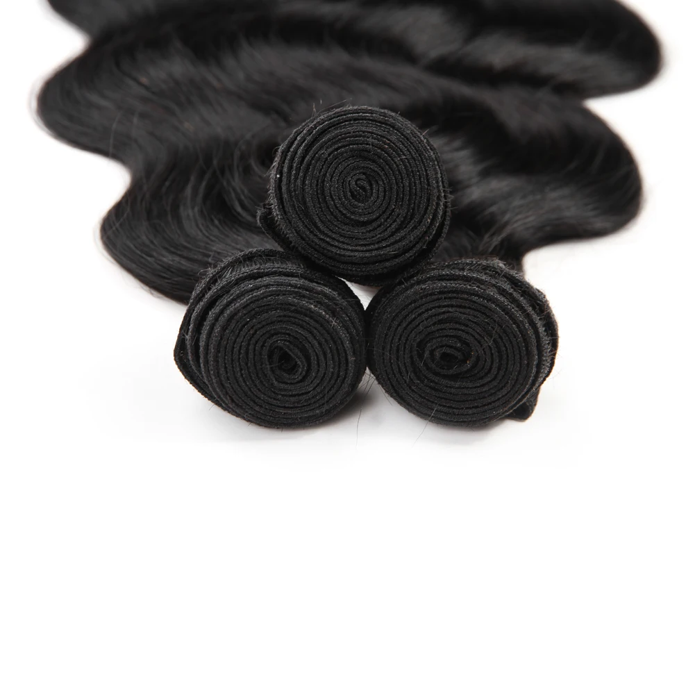 Brazilian Weaves 50g 100% Human Hair Curly Bundles Human Hair Body Wave Natural Extensions 8-30 Inch Double Weft human hair bundles