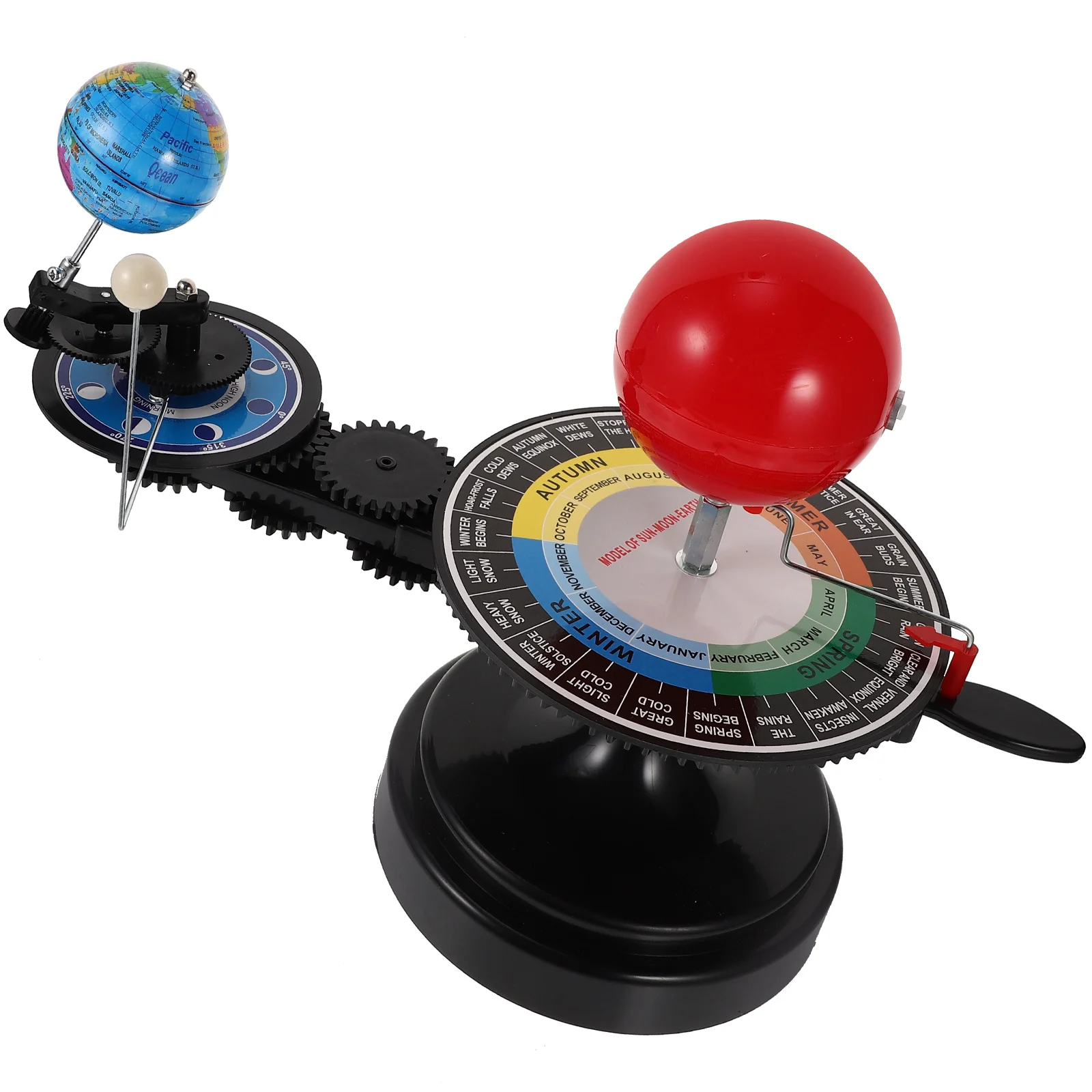 

Solar System Model Kit Globe Earth Sun Moon Orbital Rotating Orbital Solar System Around The Sun Stem Toy Orbital