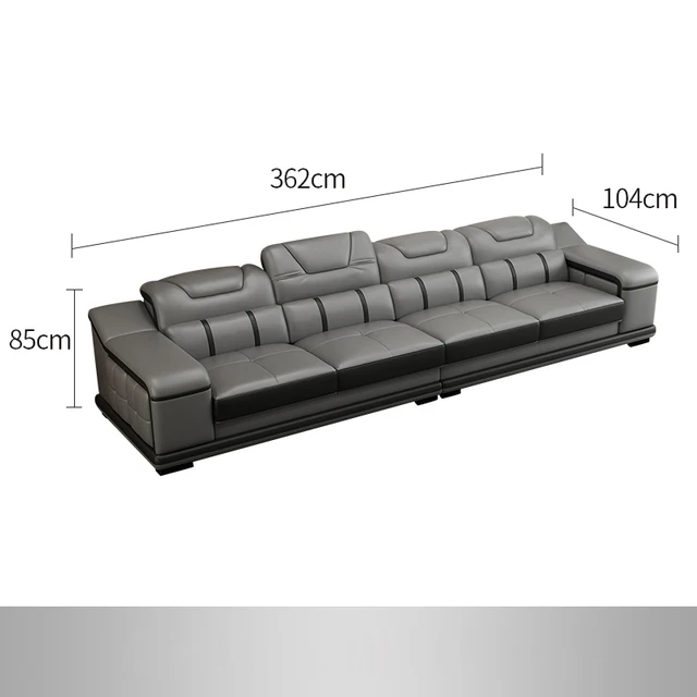 Genuine Leather Sofa Cama Leather Couch Big Sofas Sleeper Sofa Set