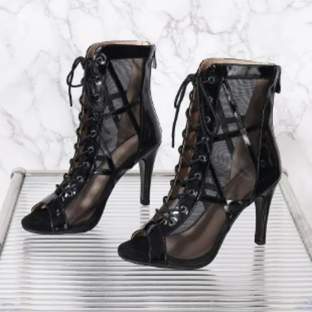 2025 New Brand Party Boots Sexy Stilettos Thin High Heels Footwear Dance Shoes Latin for Ballroom Basic Night Club Womens Shoes