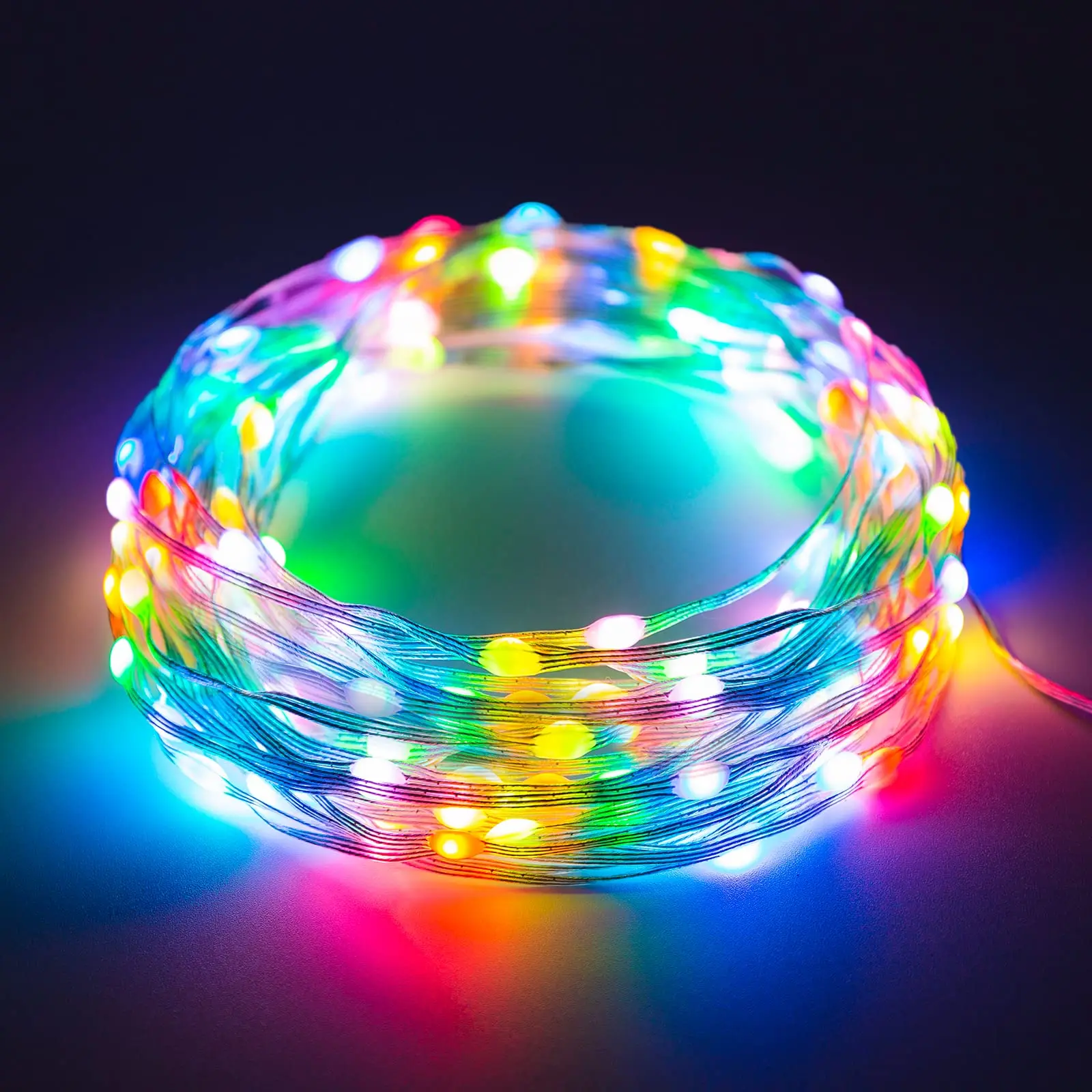 

Dreamcolor Christmas Lights String BT Music WS2812B RGB Lighting Addressable Party Wedding Garland Decoration Outdoor USB DC5V