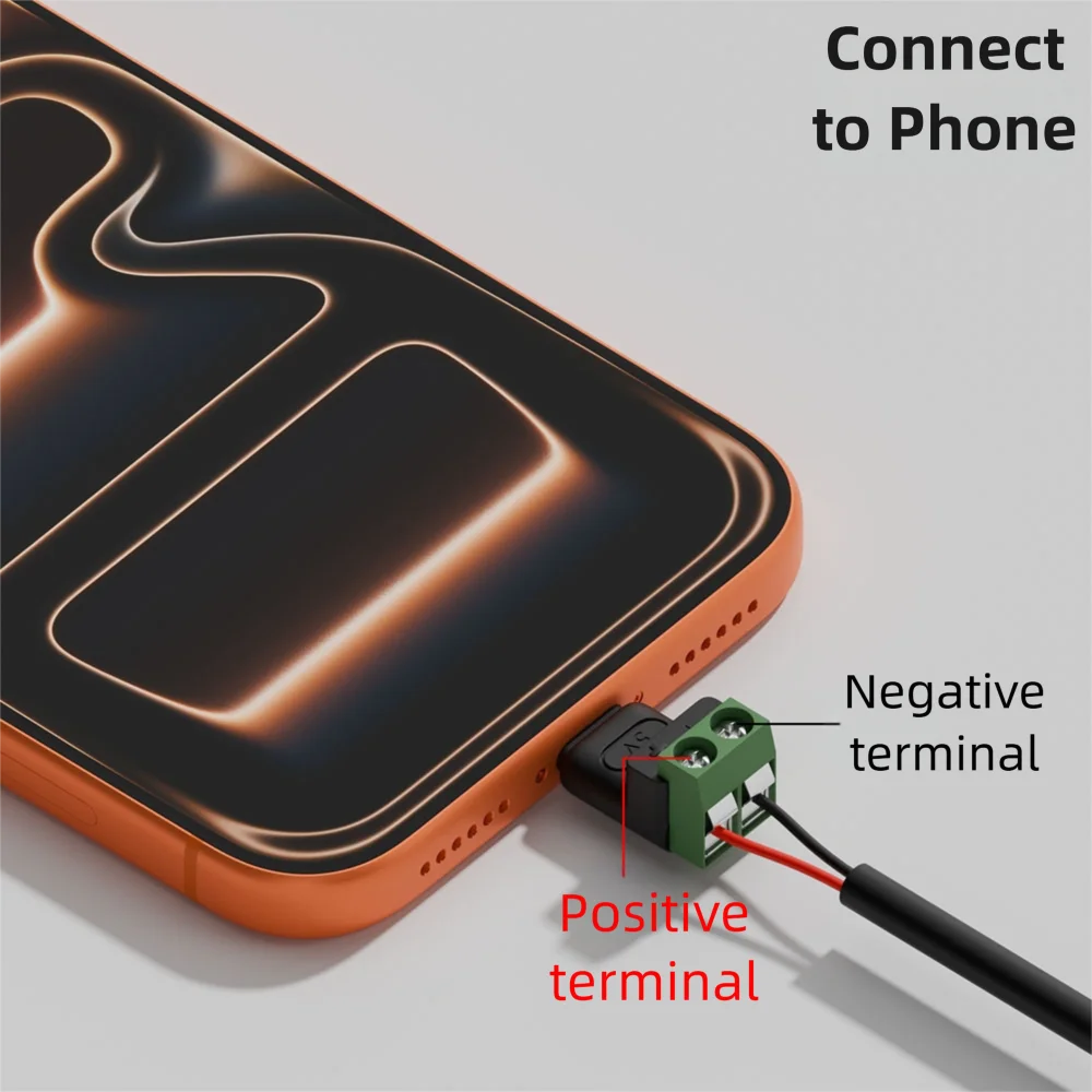 รูปสินค้า อะแดปเตอร์ USB-C 2 พิน สกรู ชาร์จเร็ว 5V สีเขียว