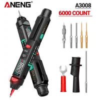 ANENG A3008 Digital 6000 Counts Intelligent Professional Multimeter Sensor Pen Tester Current Meter Non-Contact Voltmeter 1