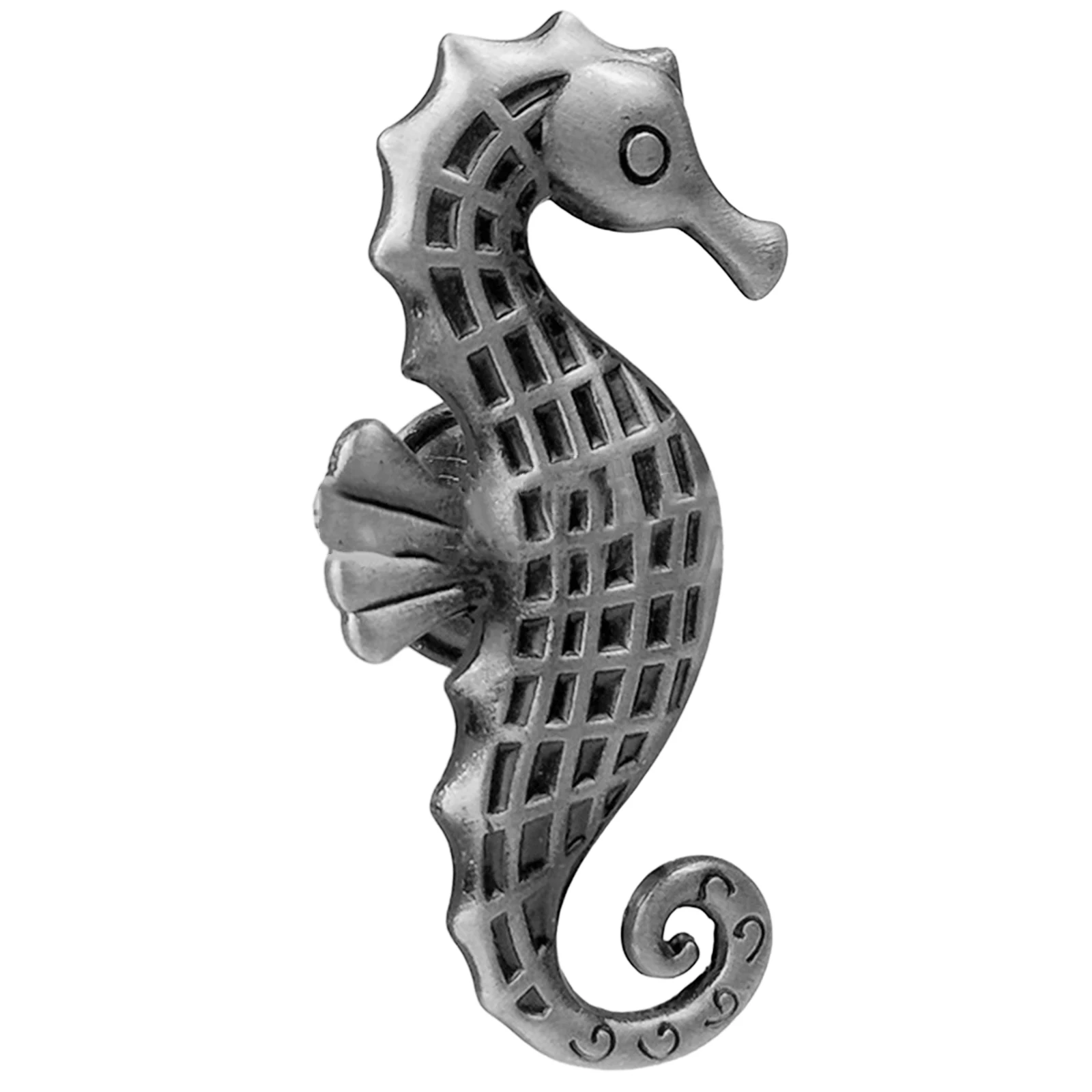 Single Hole Zinc Alloy Handle Pull Zinc Alloy Seahorse Animal Zinc Alloy Handle Cabinet Handle Creative Handles