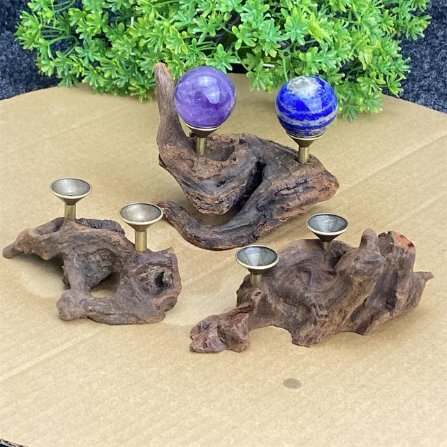 クリスタルボール ナチュラルホワイトクリスタルボール 木製スタンド