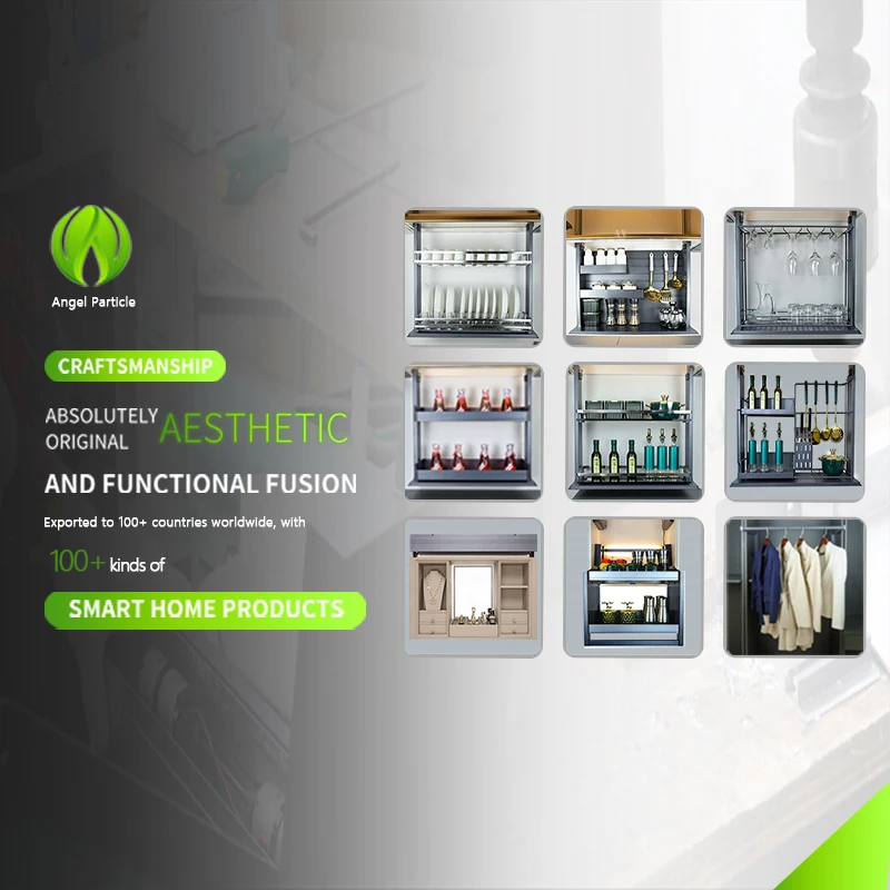 Best Price Quick Response Wardrobe Clothes Lift Voice Control Closet Wardrobe Lifts Smart Sensing The Lift
