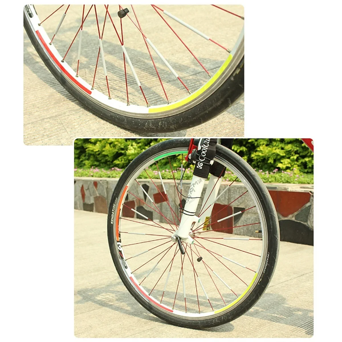 ABS Reflective Bicycle Spoke Sticks for Road Safety