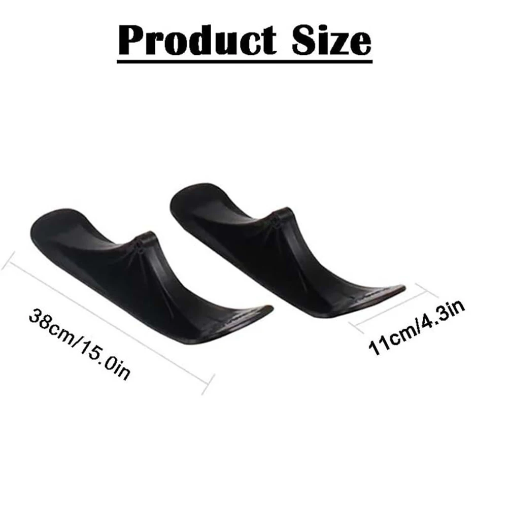 1 Pair Durable Scooter Sled Snow Sledge Board Set Kick-Scooter Refit Bottom Board Outdoor Ski Sledge for Kids Accessories Gift