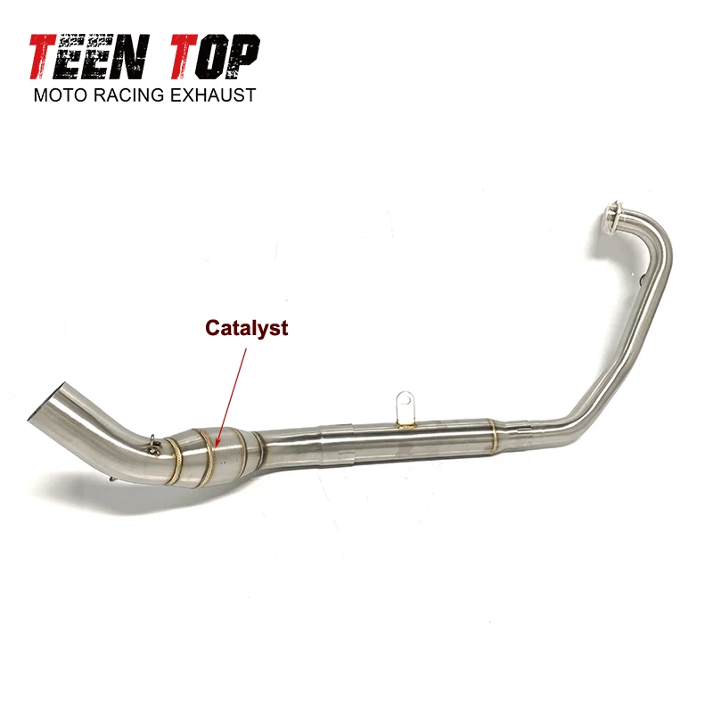 For CFMOTO NK250 NK 250 250SR Exhaust Stainless Steel Exhaust Pipe Motorcycle Exhaust Front Tube Escape Moto Silencer Bike Elbow - Image 2