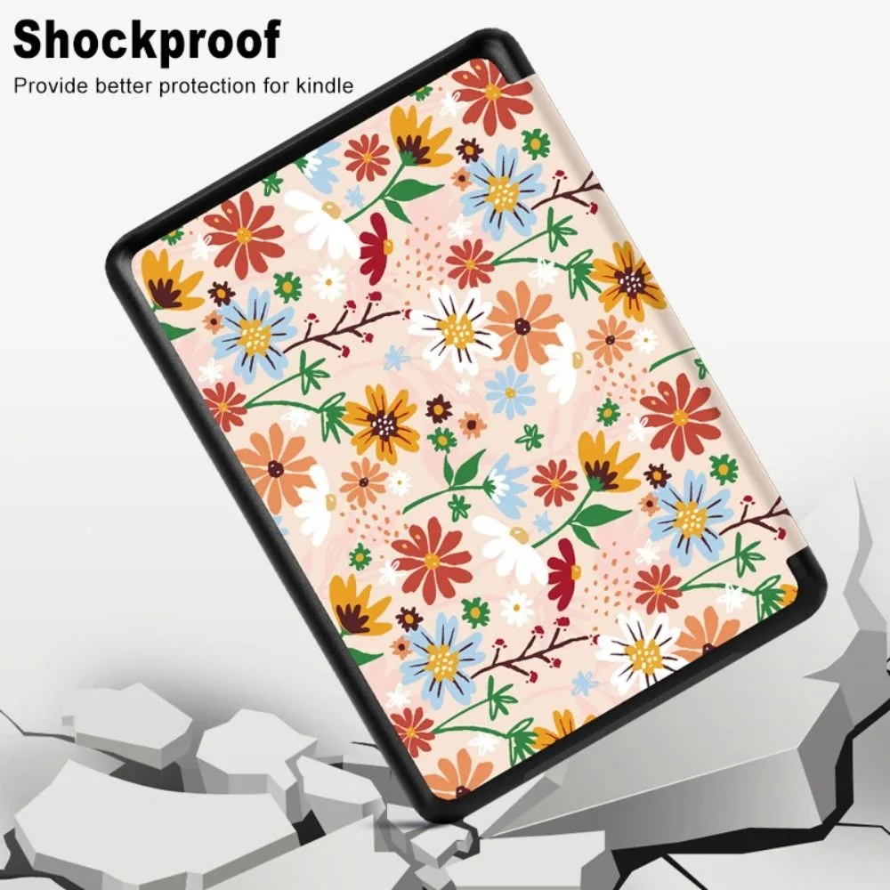 Hand Support e-Reader Case Auto Wake/Sleep Shockproof Protective Shell for Kindle Paperwhite 5 (11th Gen 2021) 6.8 inch