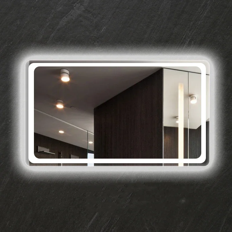 

Nordic Smart Bath Mirrors Cabinet Wall Mounted Girls Cosmetic Shaving Washroom Mirror Anti Fog Spiegel Mirrors