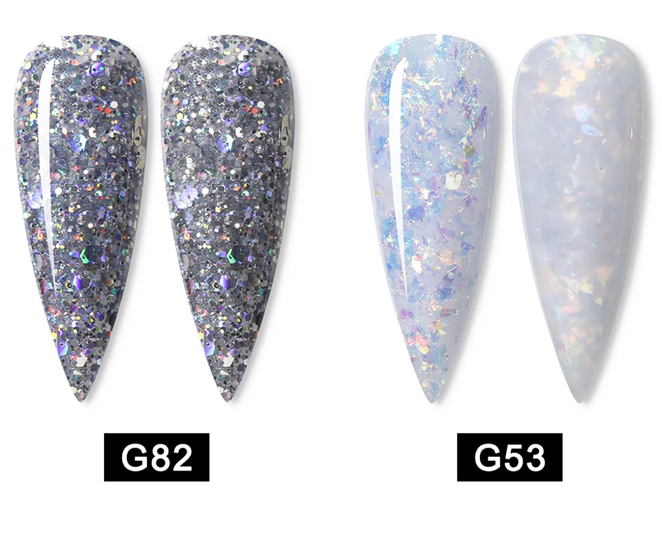 30ml Semi-Permanent Glitter Nail Gel for Nail Extensions