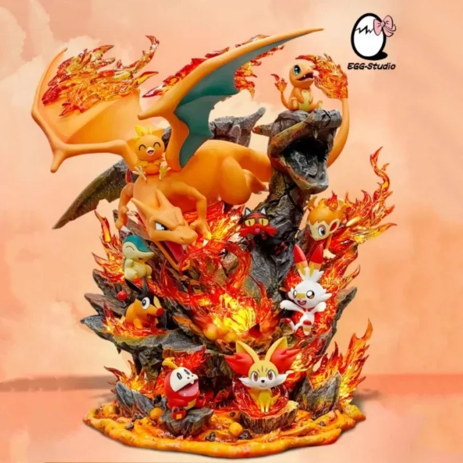 Charizard Collectible Figurine with Fire Display