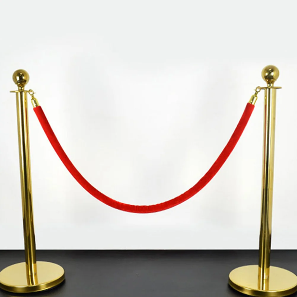 Stanchion 크라우드 컨트롤 로프 대기열 장벽 로프, 코돈 랜야드 가드 바, 랜야드 소형 금속 장식 재사용 로프