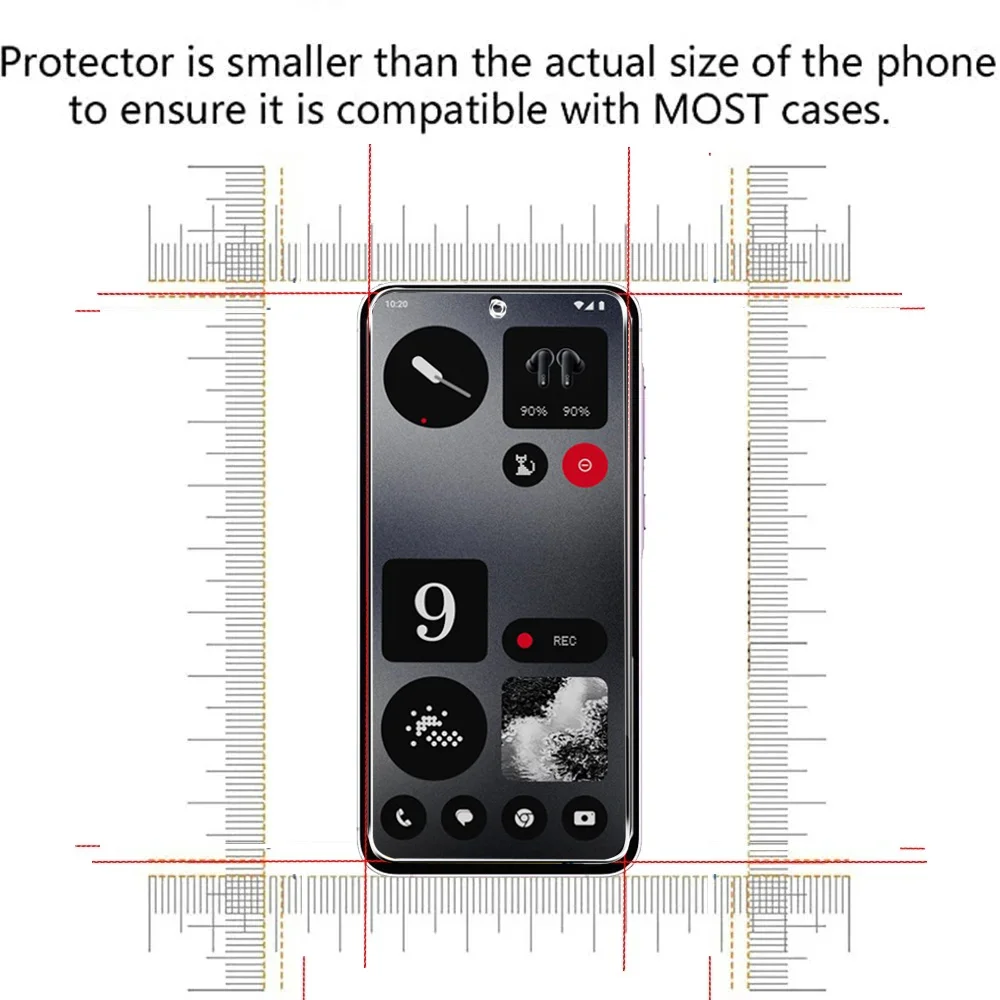 6 - in - 1 Tempered Glass Screen and Camera Lens Protector Set ...