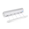 Spring automatic retractable four or five lines clothesline drying rack towel with hooks flexible laundry hanger 1