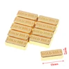 10pcs Miniature Model Doll House Accessories Mini Ruyi Gold Ingot Gold Bar Coin Model Decoration Doll House Simulation Decor 2