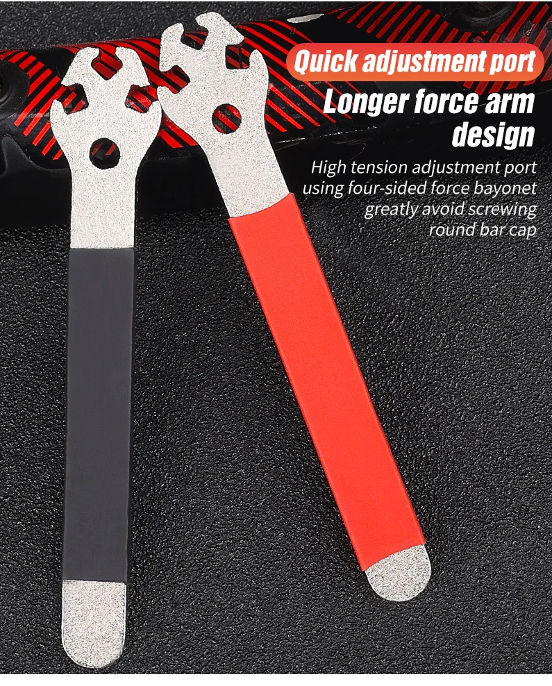 Description Picture 6 of itemLebycle Bicycle Stainless Steel Spoke Wrench Wheel S Tension Correction Repair Tools
