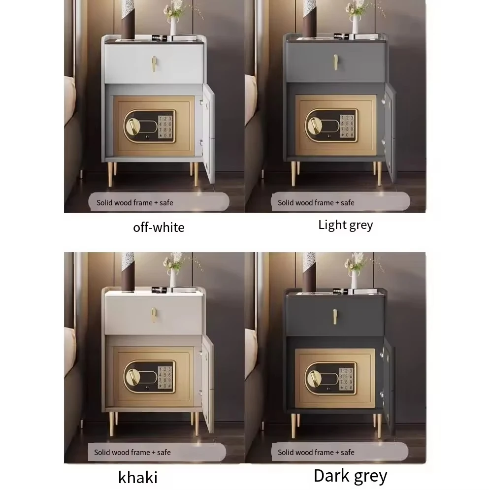 Opal Smart Wooden Security Bedside Table 4