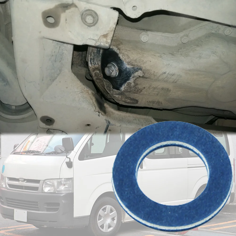 Oil drain sump plug washer gasket seal replacement for Toyota HiAce H100 H200 1995-2015