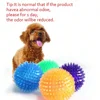 1pc Squeaking Dog Chew Ball, Rubber Teeth Cleaning Toy For Interactive Playtime 4