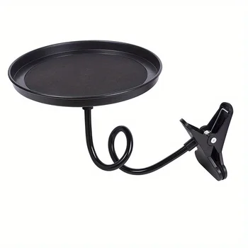 Tavolino Multifunzionale per Auto, Vassoio Regolabile con Clip per Mangiare, Lavorare, Portare Bevande, Organizzatore per Auto