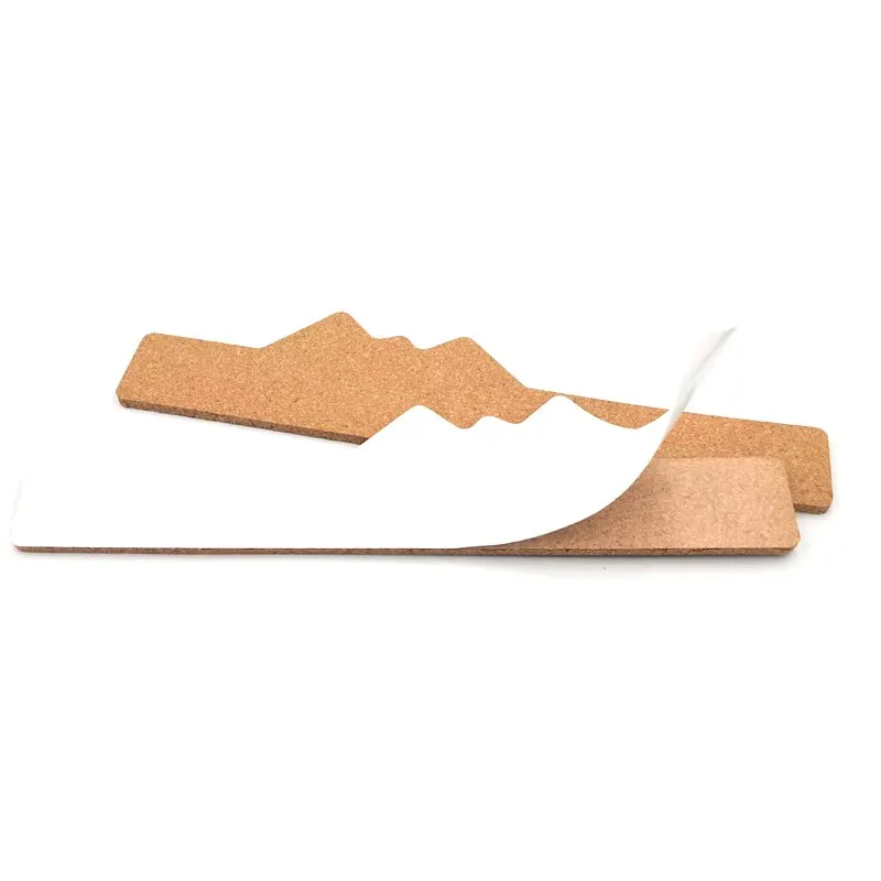 샨양 코르크 보드 스트립 5개, 두꺼운 코르크 보드 스트립(두께 6mm)(0.236인치), 자체 접착식 코르크 보드 게시판, 메모, 사진, 일정을 붙여넣는 데 사용 가능