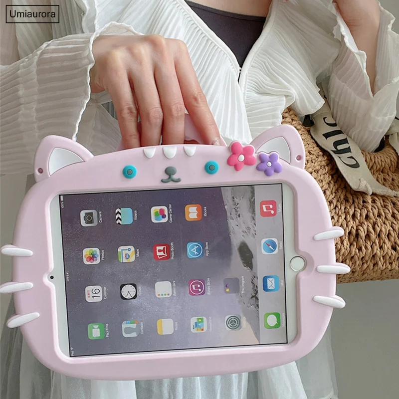 Cartoon Unicorn Silicone Tablet Capa para Samsung