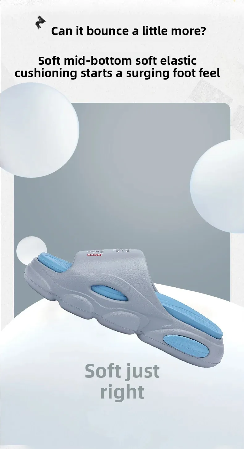 Thick Heel Slippers for Women Soft Comfortable EVA Slides