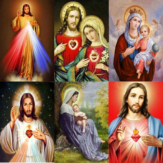 Diamond Painting New Collection 2023 Religious Belief Madonna Jesus Cross  Embroidery Kit Mosaic Christian Picture DIY Wall Decor - AliExpress