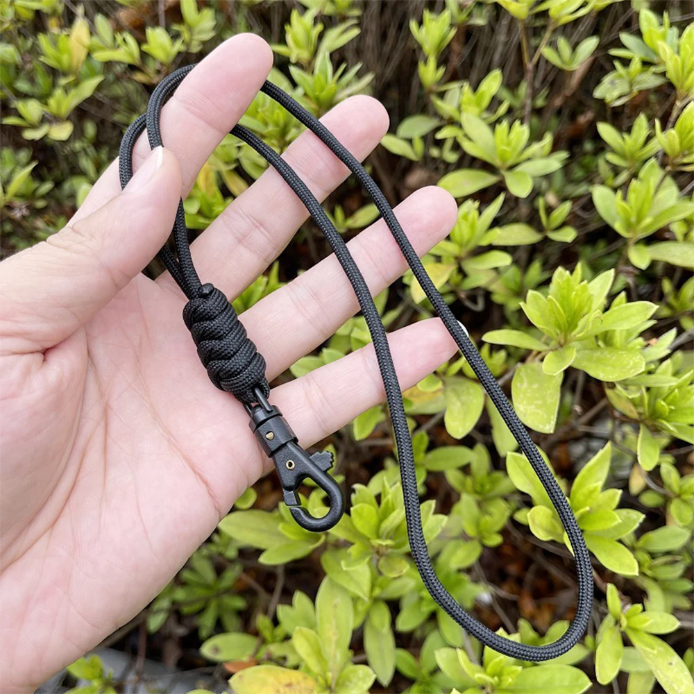 Rotatable Buckle Key Ring High Strength Cord Lanyard Mobile Phone Keychain Lanyard Neck Strap Paracord