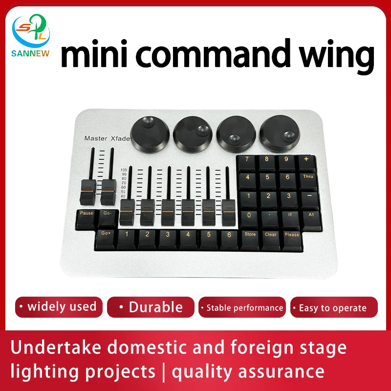 Nuovo Mini Comando Wing Lighting Controller Ma2 Version Software Stage Party On Pc Dmx Console Dj Disco Wedding Lights Usb Power