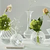 Transparent Vase Modern Home Decor Vase Decoration Home Wedding Clear Glass Vase Nordic Vases Set Hydroponic Vase 3