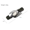 2 PCS Outdoor Camping Cutlery Stainless Steel Wire Handle Knife, Fork And Spoon 3-Piece Portable Folding Travel Dinner Knife Set 4