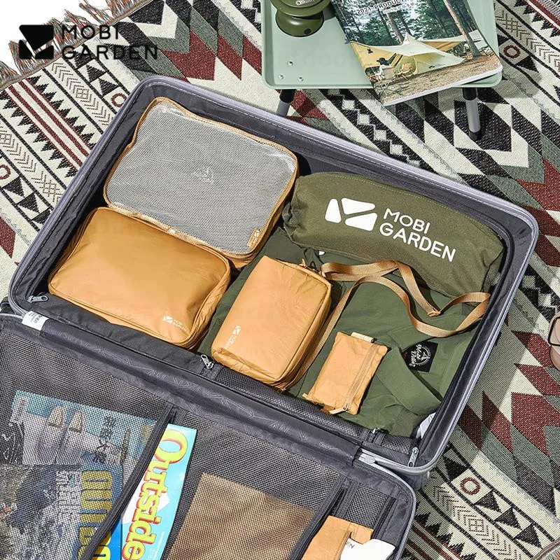 MOBI GARDEN Outdoor Travel Wash Bag 92g Ultralight Waterproof Bag Men/Women Business Trip Makeup Diagonal Dirty Resistant