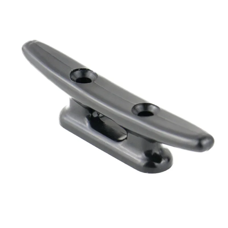 1Pc Iron Black Boat Cleat Dock Fit for Mooring Ship Accessories Nautical Beach Lake Marine Kayak Canoe Deck Cleats 99*18*13mm