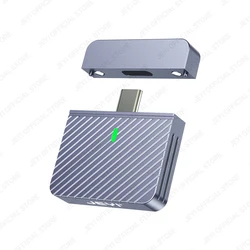 JEYI Custodia SSD NVMe in alluminio ad alta velocità con copertura magnetica e design USB-C a innesto diretto