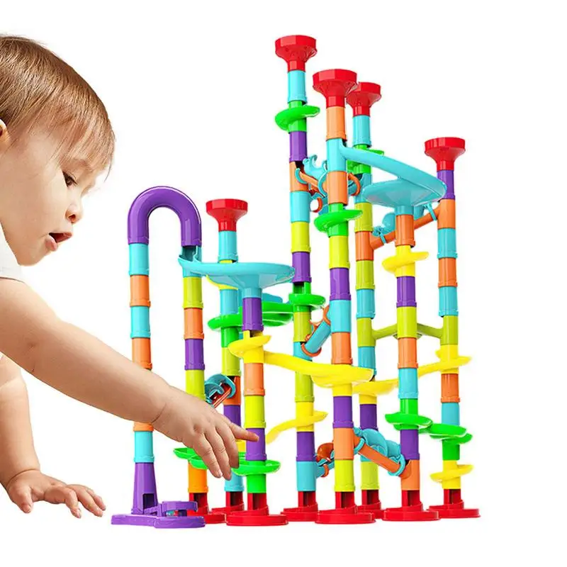 Marble Runs For Kids Ages 46 Marble Track Building Games Marble Maze Game Learning Toy For Kids