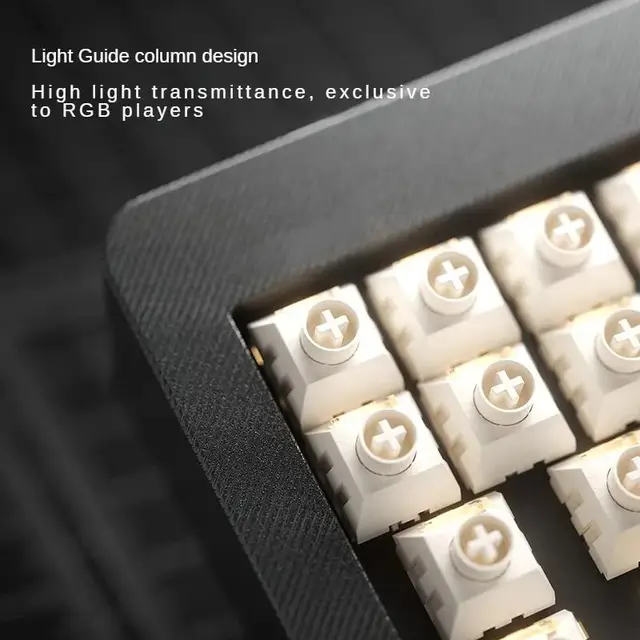 조용하고 반응성 있는 Kailh BOX 코코넛 라떼 크림 사일런트 스위치로 최고의 타이핑 및 게임 경험을 만끽하세요.