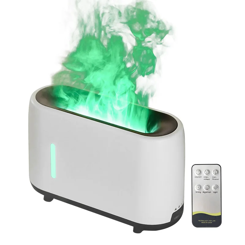 

240ml Flame Air Humidifier Electric Colorful Fire Essential Oil Aroma Diffuser with Remote Control