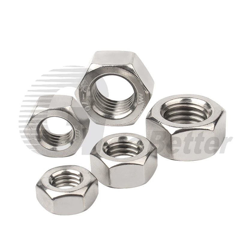 

A4 Hex Nuts 316 Stainless Steel Hexagon Locknut M2 M2.5 M3 M4 M5 M6 M8 M10 M12 M14 M16 M18 M20 M22 M24