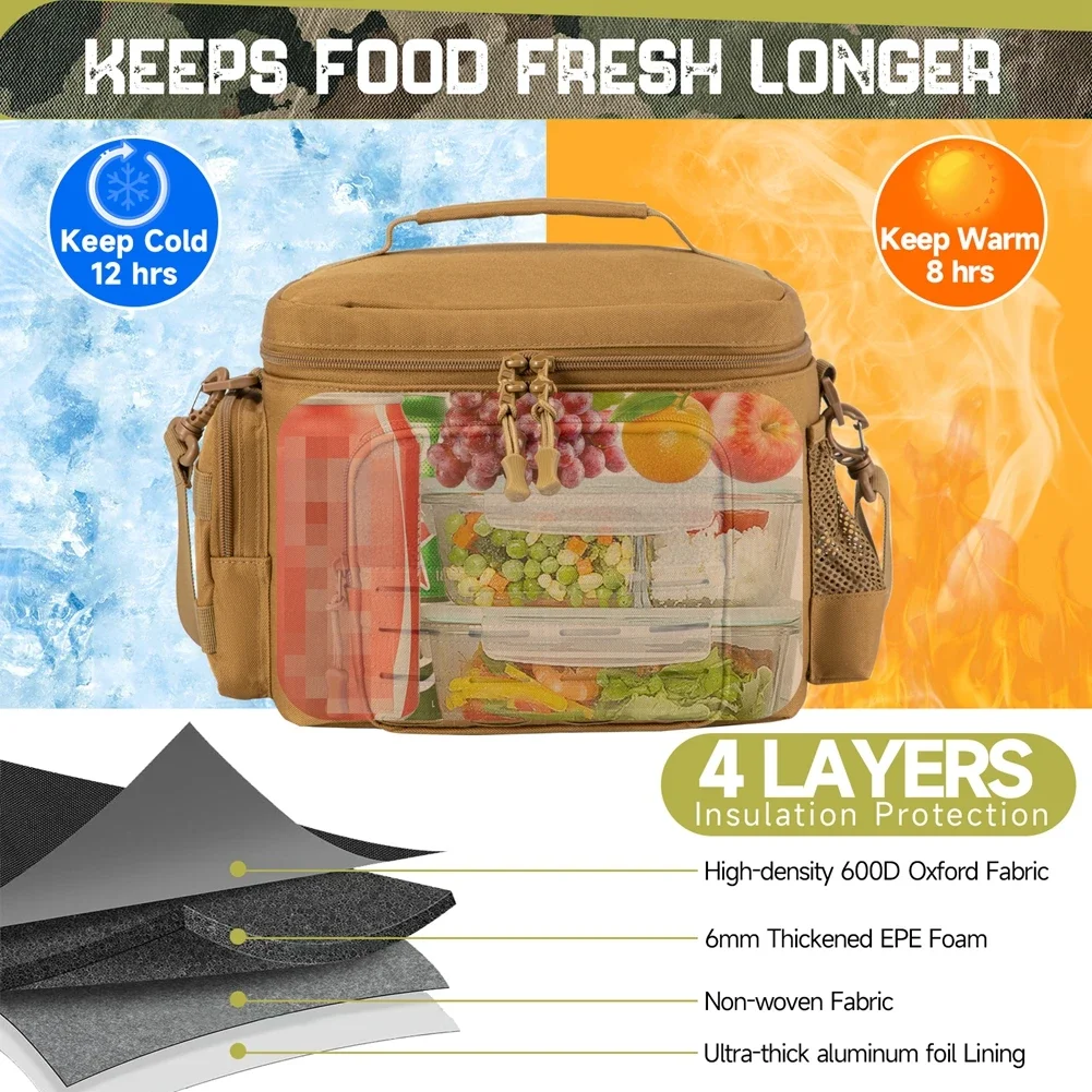 Lunch Cooler Bag for Men Outdoor