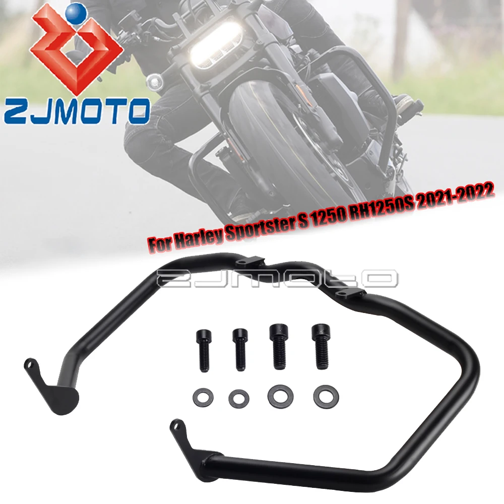 

Защитный бампер для мотоциклетного шоссе, слитный противоударный бампер для Harley Sportster S 1250 RH1250S 2021-22
